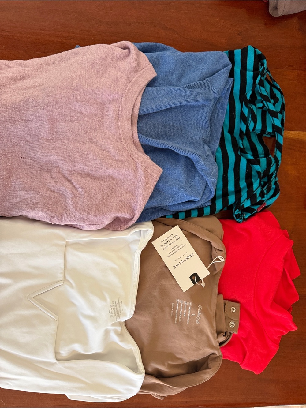 SIX women’s tops/body suits. - Picture 2 of 13